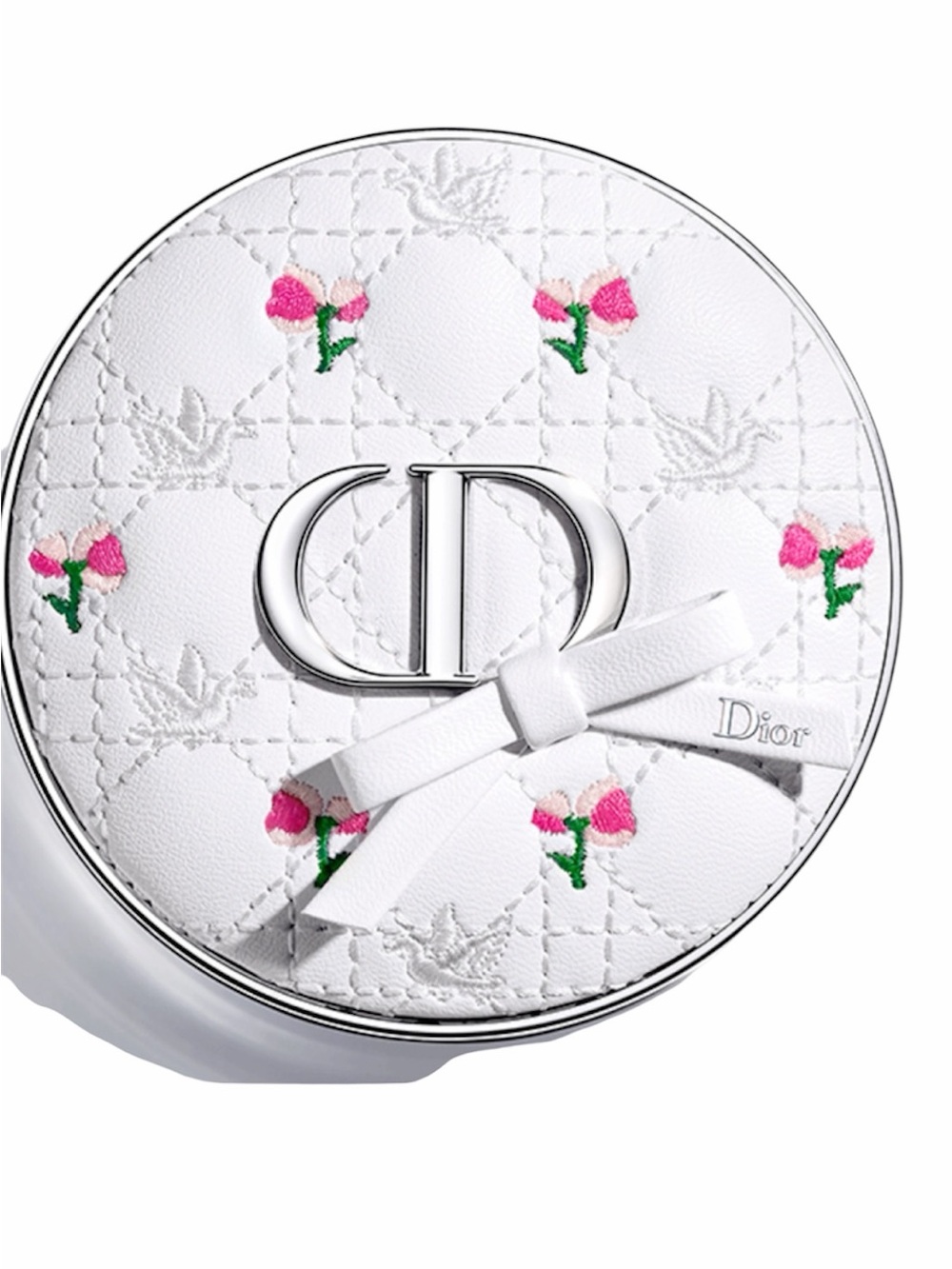 Dior Forever Cushion Case Limited Edition Flowery Bow Design